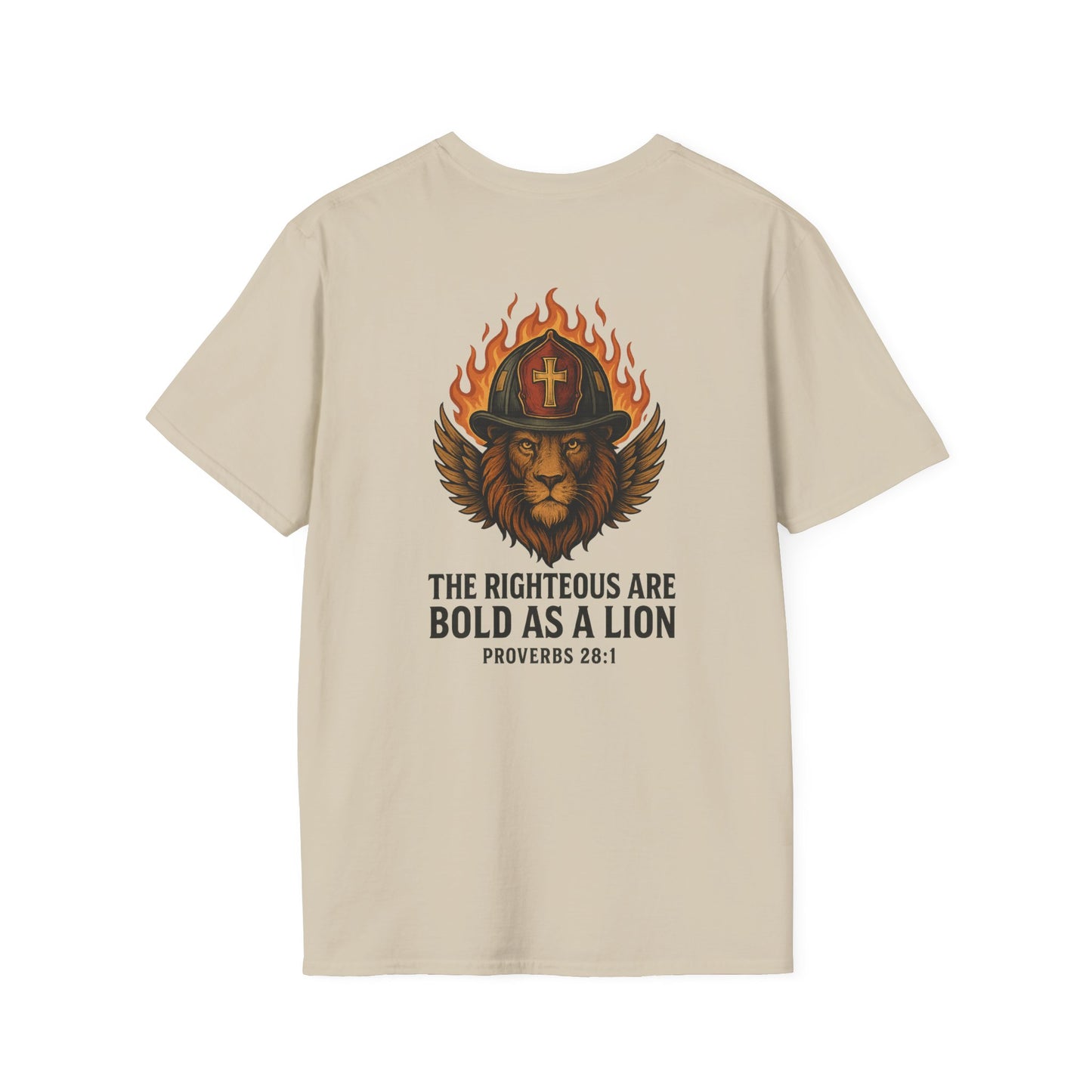 Proverbs 28:1 Softstyle T-Shirt