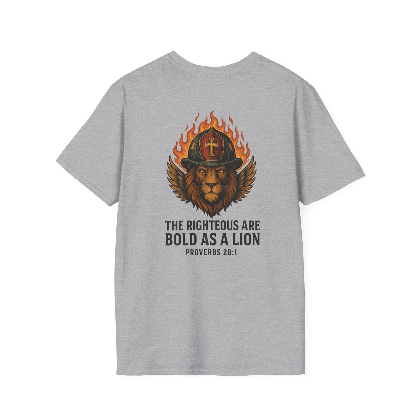 Proverbs 28:1 Softstyle T-Shirt