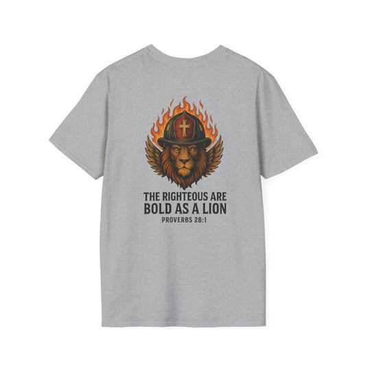 Proverbs 28:1 Softstyle T-Shirt