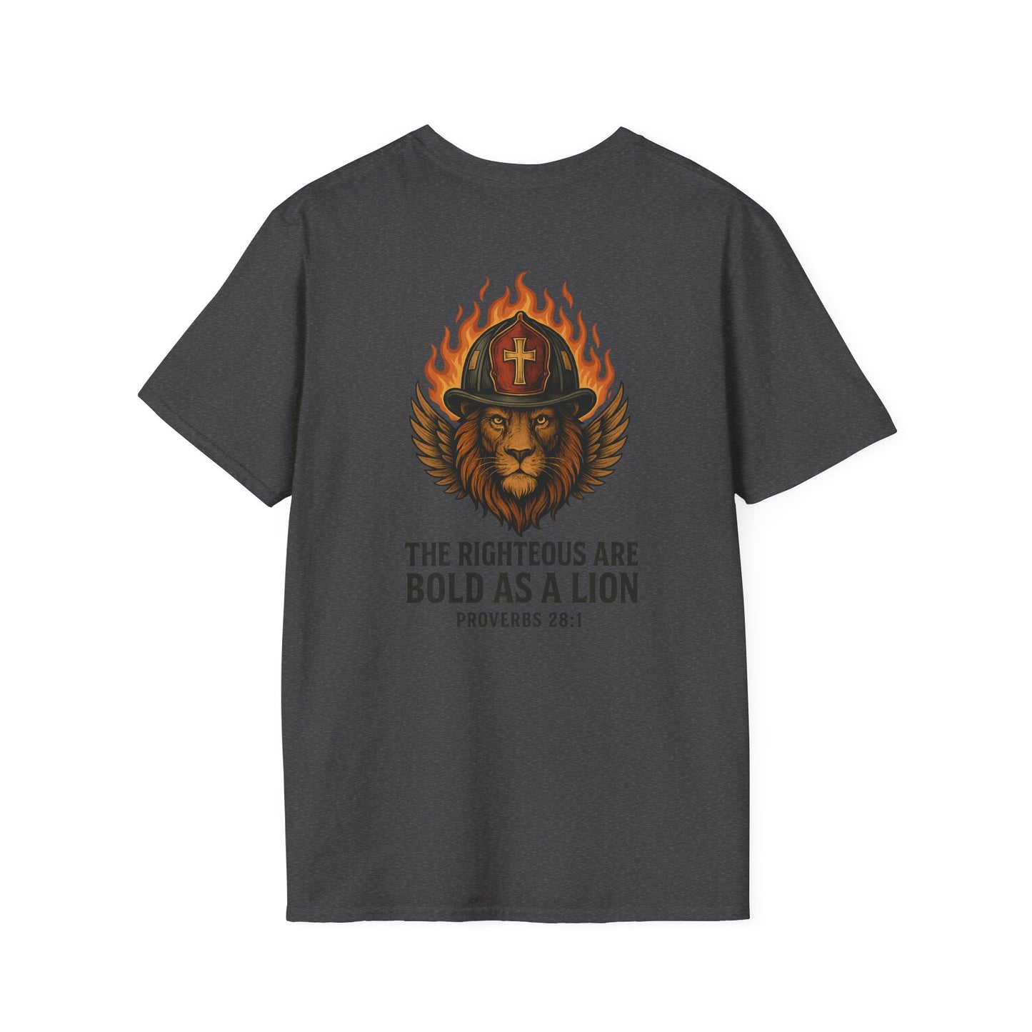 Proverbs 28:1 Softstyle T-Shirt
