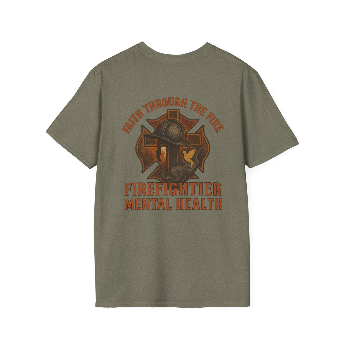 Faith Through Fire  Softstyle T-Shirt