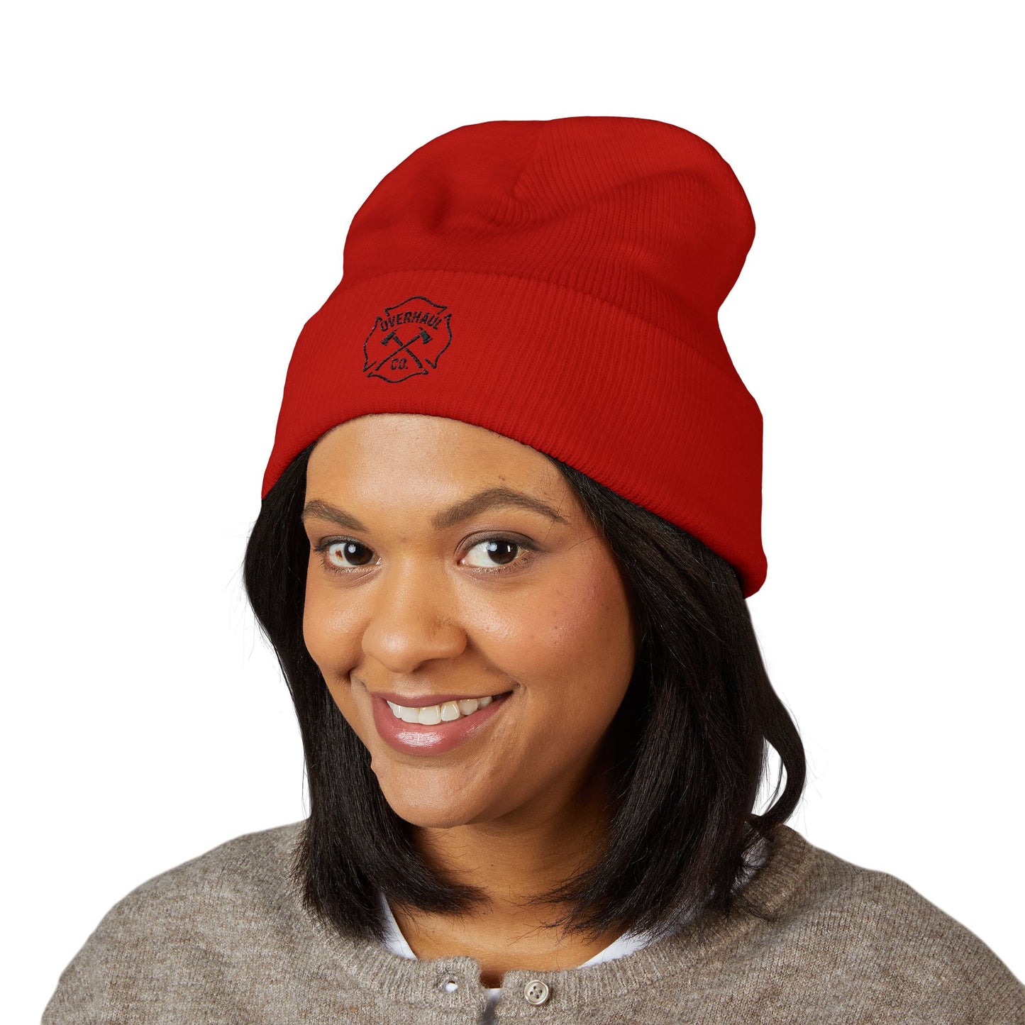 Overhaul Logo Cuffed Beanie (Embroidery)